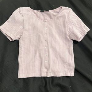 Button up shirt.Great quality!👍/ light purple color.
